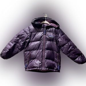 Purple Patagonia Toddler Puffer coat 2T